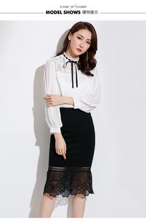 施悅名2018秋冬 蕾絲衫中的淑女美學(xué)